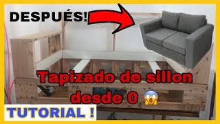 COMO TAPIZAR UN SILLON PASO A PASO  CAPITULO 2 [upl. by Dlareg]