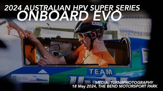 Onboard Team UniSA EVO  Start AHPVSS RD 2 2024 The Bend [upl. by Essilevi335]