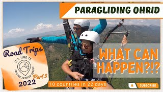 EASTERN EUROPE ROAD TRIPS 2022 PART 3 PARAGLIDING OHRID OVERLOOKING THE AMAZING LAKE [upl. by Dnomsaj48]