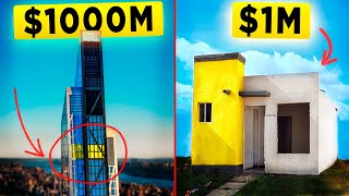 Casa de 1 Millón VS Depa de 1000 Millones [upl. by Kreitman816]