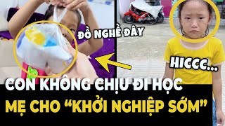 Thấy con “LƯỜI ĐẾN TRƯỜNG HỌC” người mẹ tặng ngay bảo bối để “KHỞI NGHIỆP SỚM”  CAFE HÓNG CHUYỆN [upl. by Yrrag]