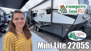 Forest River RVRockwood Mini Lite2205S  by Campers Inn RV – The RVer’s Trusted Resource [upl. by Elocen]