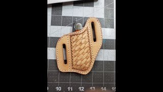 Making a belt pouch for a pocket knife [upl. by Elinore282]