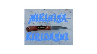 Mikihisa folding Kiridashi knife [upl. by Orimar]