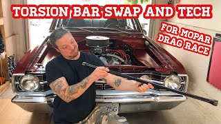 Swapping Mopar torsion bars for better drag race action [upl. by Arva]