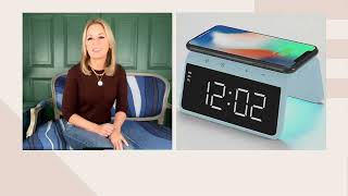 Limitless PowerTrio Charger Alarm Clock amp Night Light on QVC [upl. by Olmsted]