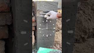 Traditional plastering with cement and sand [upl. by Nnaear720]