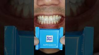 Praline Edelnugat Ritter SPORT Cubes Classic Chocolate ASMR [upl. by Jaddan]