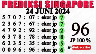 PREDIKSI SGP 24 JUNI 2024  PREDIKSI SINGAPORE HARI INI  BOCORAN TOGEL SGP HARI INI  RUMUS SGP [upl. by Abekam]