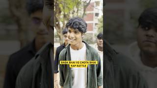 BADA BHAI VS CHOTA BHAI  RAP BATTLE brother siblings rap hiphop bhai comedy explore [upl. by Kassaraba]