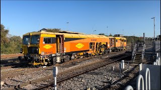 Colas Rail DR73935 Tamper on its way to Cornwall  Westbury  111024 [upl. by Mayes]