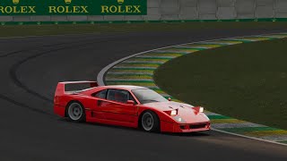 Sideways in a Ferrari F40 1987  Autódromo de Interlagos  Onboard VR  Replay [upl. by Olra453]