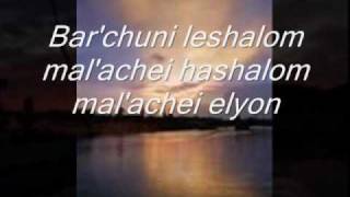 SHALOM ALEICHEM with Lyrics Sung by Susana Allen [upl. by Proudfoot191]