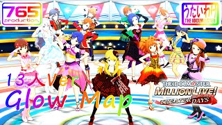 【ミリシタMV】Glow Map 765PRO AS Ver [upl. by Anaxor]