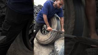 Purane tyre ko naya kaise karte hai short video tyre facts shorts [upl. by Araem]