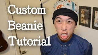 DIY How to make a Beanie  From Scratch 5 [upl. by Leterg]