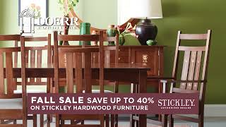 Doerr Furniture Stickley Fall Sale Going on Now [upl. by Idnas]