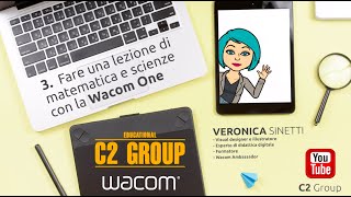 Fare lezione di matematica e scienze con le tavolette grafiche Wacom One 3  C2 Group [upl. by Anavoig]