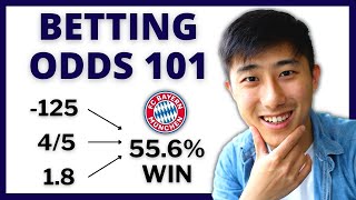 Betting Odds Explained  Sports Betting 101 [upl. by Wachtel]