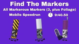 All Markerous Markers 3 plus Foliage Full Speedrun  94050  Find The Markers [upl. by Zaccaria]