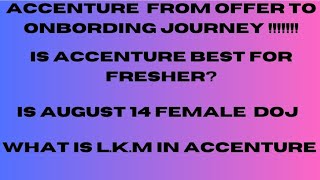 ACCENTURE Updates  New Joining Date 📅 Accenture Interview ResultsOffer LetterDoj Update [upl. by Yaner]