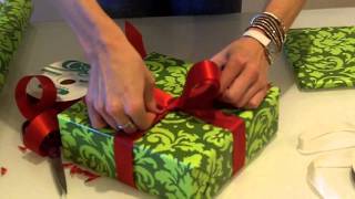 How to Wrap The Perfect Christmas Present  The Bow [upl. by Amalle]