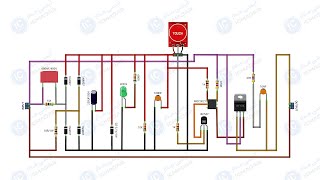 ترفند ساخت مدار کلید لمسی 220 ولت به زبان ساده  how to making a 220v touch switch circuit [upl. by Lydon]