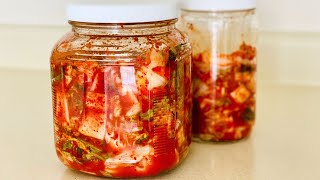 How to Make EASY Kimchi at Home Simple Recipe [upl. by Atok]