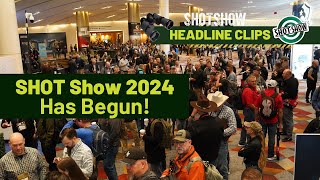 SHOT Show 2024 Has Begun  2024 SHOT Show TV Headline Clip [upl. by Truitt]