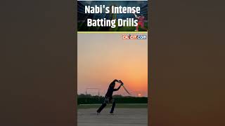 Mohammad Nabis Intense Batting Drills ytshorts [upl. by Lavinia632]