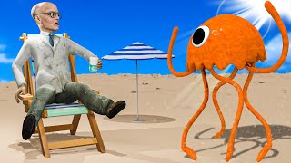 Stinger Flynn RUINED Our Beach Vacation in Garrys Mod Gmod Roleplay [upl. by Seften]