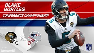 Blake Bortles AFC Championship Highlights  Jaguars vs Patriots  NFL Player HLs [upl. by Lletnwahs64]