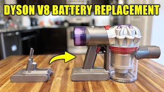 How To Replace Dyson V8 Battery [upl. by Itteb]