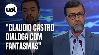 Debate RJ Freixo ironiza Claudio Castro sobre denúncias de cargos secretos Dialoga com fantasmas [upl. by Reve]