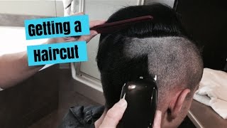 Mens Disconnected Undercut  Getting my Haircut [upl. by Hutchins]