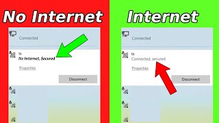 How To Fix No Internet Secured in Windows 11 2024 Quick Fix [upl. by Ahsennod]