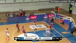 Lucas Langarita vs Anorthosis  Fiba Europe Cup 2425 [upl. by Darach146]