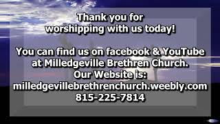 Milledgeville Brethren Church Palm Sunday March 24 2024 [upl. by Zaneta]