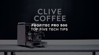 Profitec Pro 500 PID  Tech Tips [upl. by Yniattirb289]