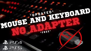 HOW TO PLAY ANY GAME WITH MOUSE AND KEYBOARD ON PLAYSTATION  NO ADAPTER [upl. by Atauqal]