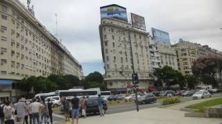 Paseando por Buenos Aires  Por el Obelisco Argentina [upl. by Enyaht]