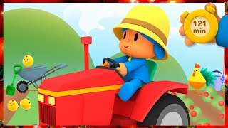 🚜 POCOYO amp NINA EPISODIOS  Los Tractores de la granja 121 min CARICATURAS y DIBUJOS ANIMADOS [upl. by Anne-Marie]