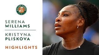 Serena Williams vs Kristyna Pliskova  Round 1 Highlights I RolandGarros 2018 [upl. by Karlik]