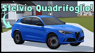 QUICK  2022 Alfa Romeo Stelvio Quadrifoglio Review  Greenville Roblox [upl. by Nemaj]