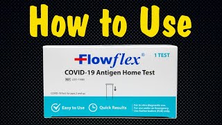 How to Use a Flowflex COVID19 Antigen Home Test Kit [upl. by Aisylla]