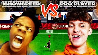 How I made IShowSpeed RAGE at FIFA… [upl. by Ahsiekat]