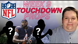 NFL Week 9 Props Picks and Predictions  Anytime Touchdown Props for Week 9 [upl. by Ijan]