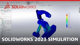 SOLIDWORKS 2023 Simulation [upl. by Notlim]