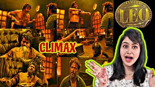 LEO MOVIE CLIMAX SCENE REACTION  Thalapathy Vijay  Priyanka world [upl. by Sergu]