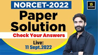 NORCET AIIMS 2022 Paper Solution  Shift 1  Memory Based Paper  By Raju Sir [upl. by Noslien]